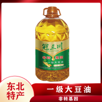黑龙江 桦川县一级 大豆油5L/桶 有豆香味  东北非转基大豆油（港澳台不发）