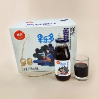 贵州 果乐多蓝莓果汁 无蔗糖278ml/瓶×6瓶 （礼盒）