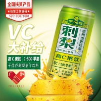 千优谷刺梨果汁饮料 245mlX12罐/箱